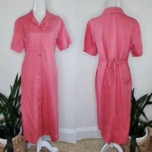 VTG 90s Karen Hart Pleated Dress